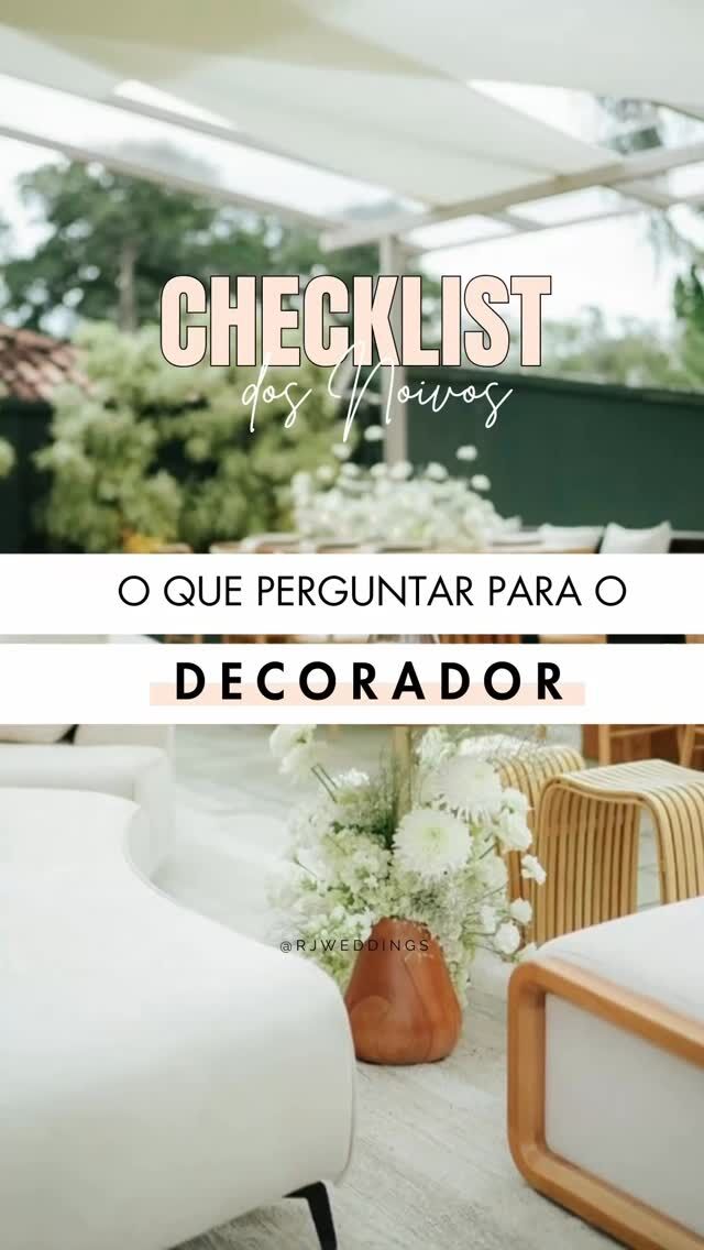 📌 REUNIÃO MARCADA COM O DECORADOR? Então já salva esse Post! 

Faltou alguma? Comenta aqui e ajude outros noivos a ficarem mais atentos!

#decor #checklist #voucasar2025 #noiva2025 #noiva2026